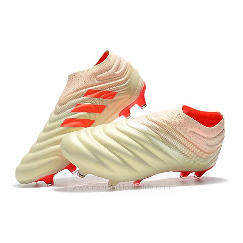 Adidas Copa 19+ FG Fodboldstøvler Herre – Hvid Rød